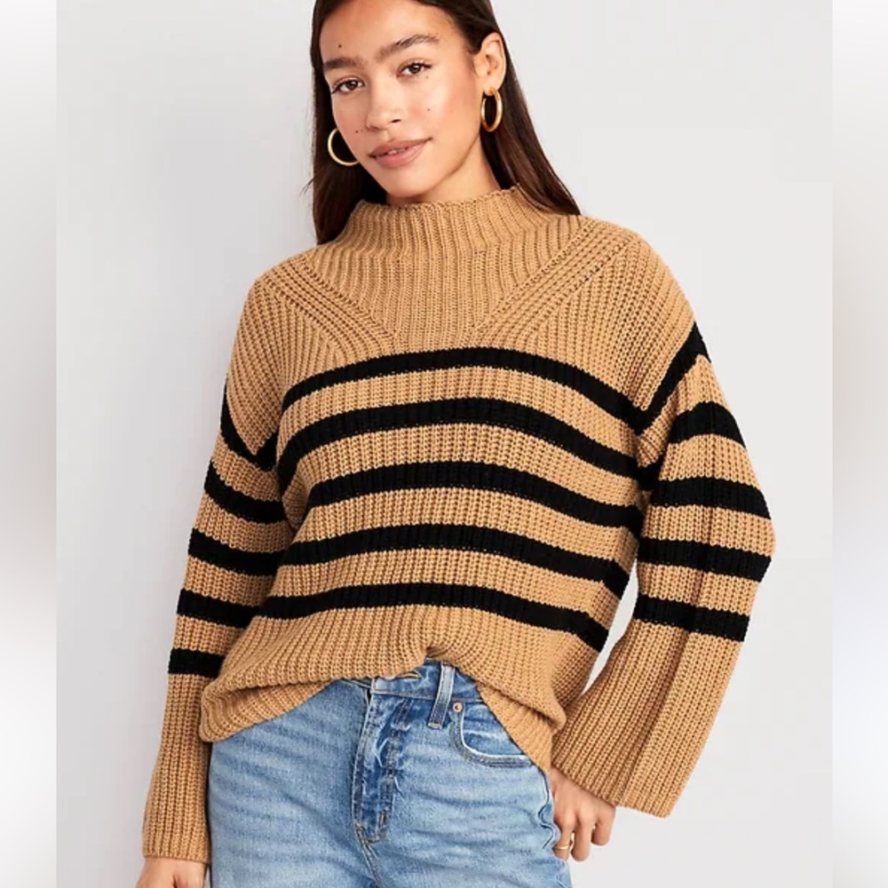 Old Navy mock neck knit sweater